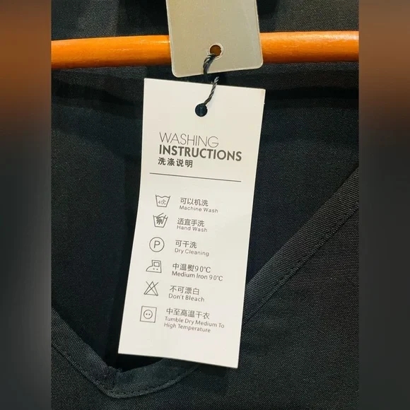 Women's V-neck Dress with Tiered Bell 3/4 Sleeves XXL - Picture 10 of 16